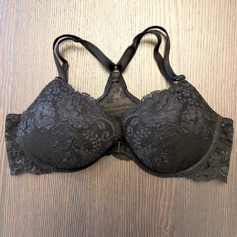 VS adjustable lace race-back bra